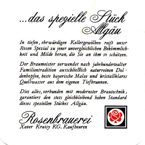 kaufbeuren kf-by rosen quad 4b (180-das spezielle stck-schwarzrot)